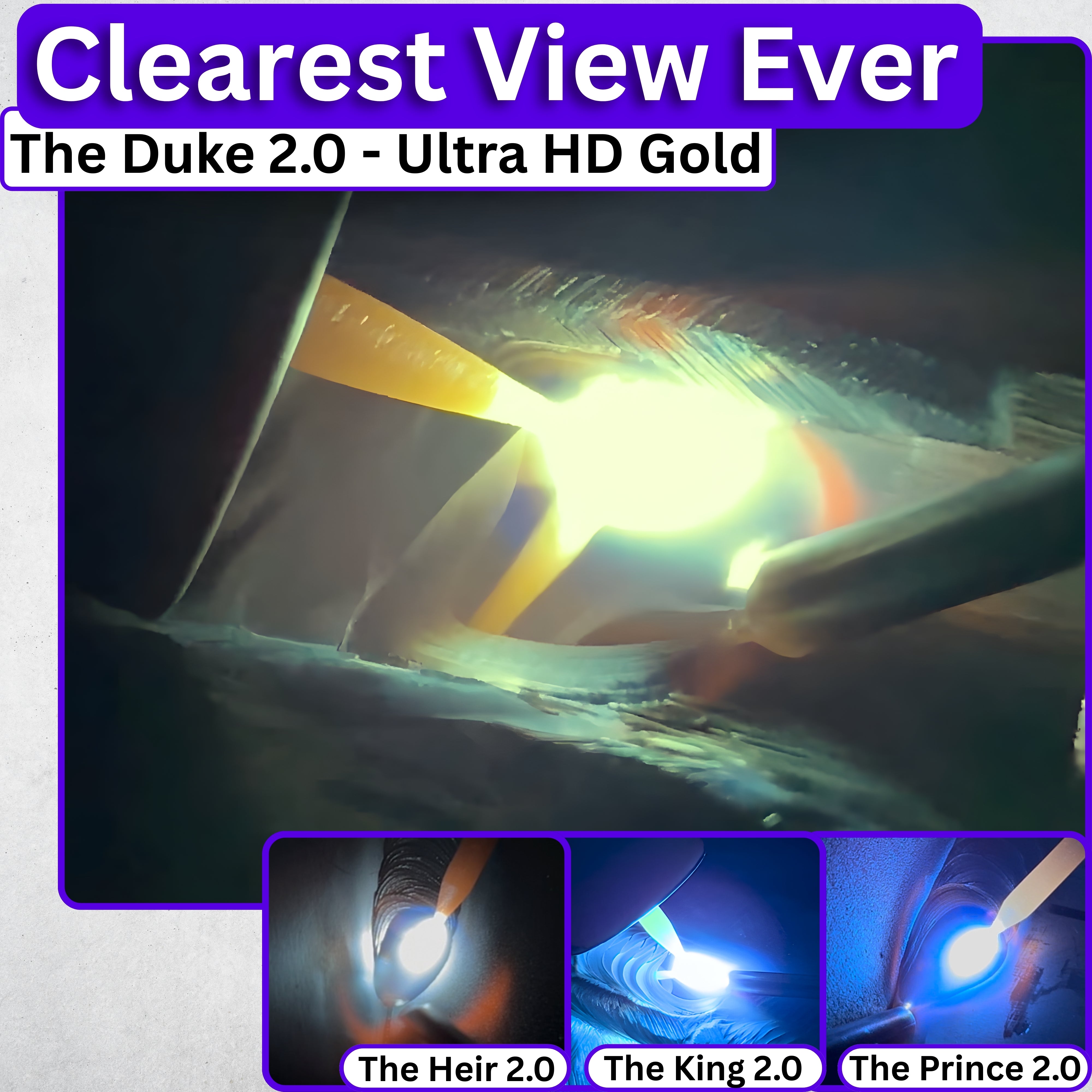 The Duke Single 2.0 - 20A TIG RATED Red Auto Darkening Lens | Single Shade