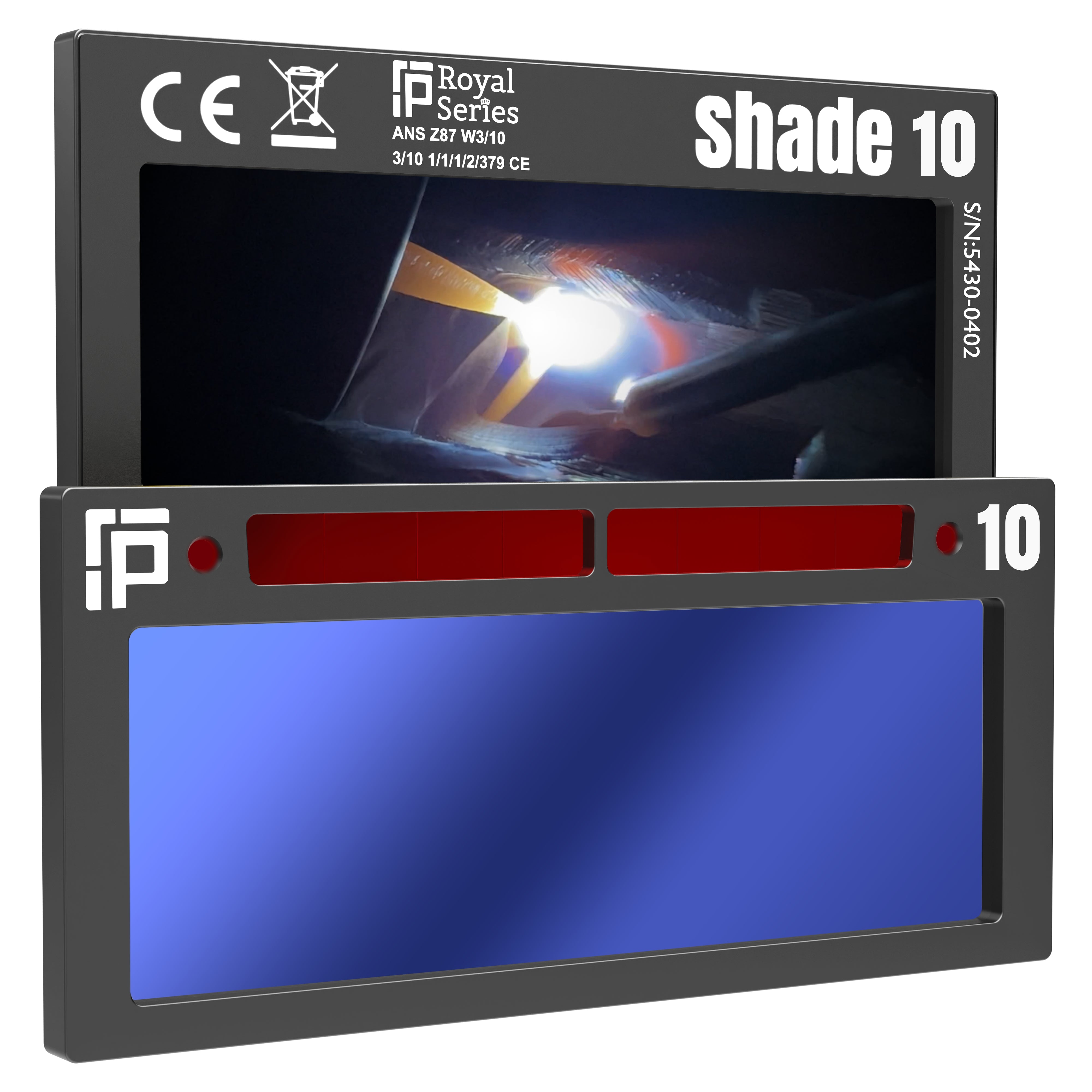 Shade 10 - 2.0 Series Single Shade Auto Darkening Welding Lenses Ridge Products Welding Heir - HD