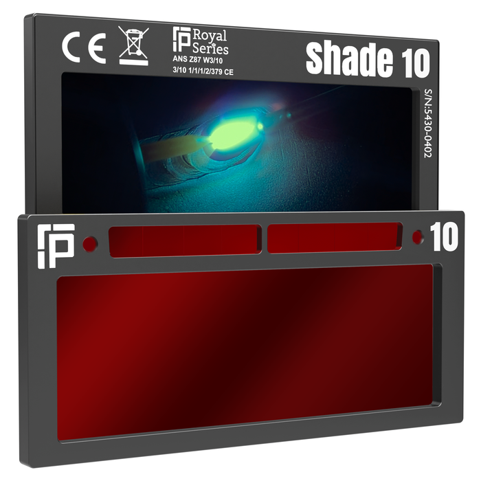 The Duke Single 2.0 - 20A TIG RATED Red Auto Darkening Lens | Single Shade The King Single 2.0 Ridge Products Welding