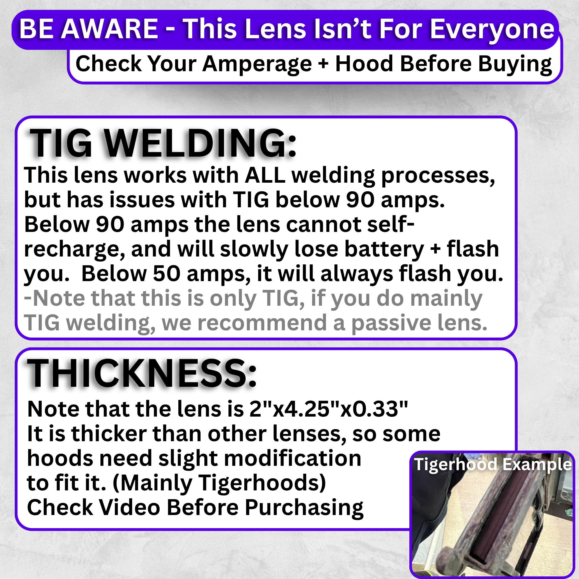 The Duke Adjustable - Red Adjustable Auto Darkening Welding Lens The Duke Adjustable Ridge Products