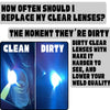 100 Pack Replacement Clear Welding Lenses - 2
