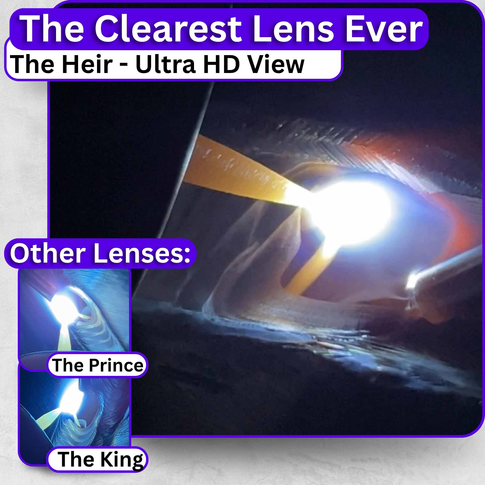 Adjustable 1.0 Lenses - Shade 5-13 - Not For TIG The King Adjustable Ridge Products