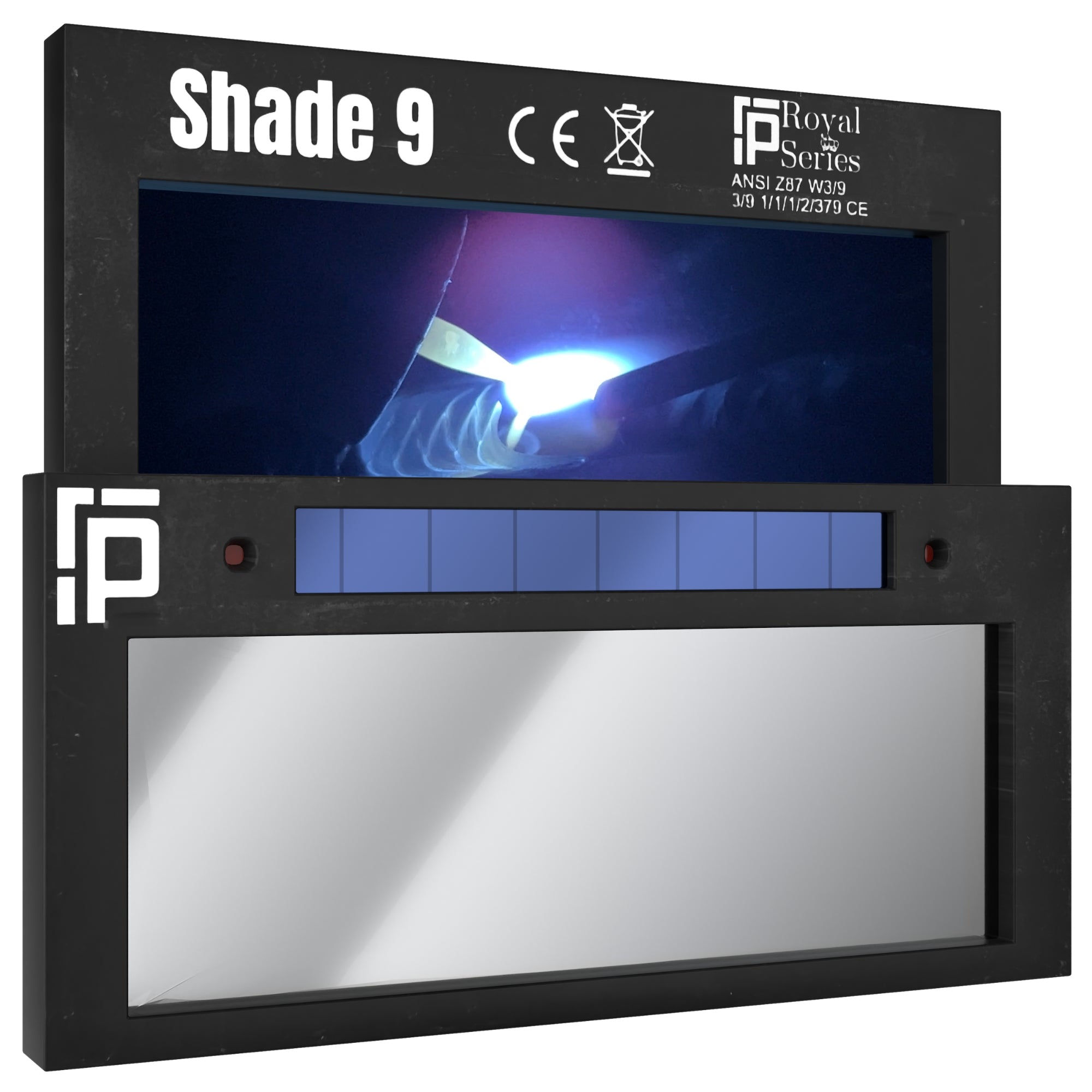Shade 9 - Single Shade Auto Darkening Welding Lenses Ridge Products Welding Silver