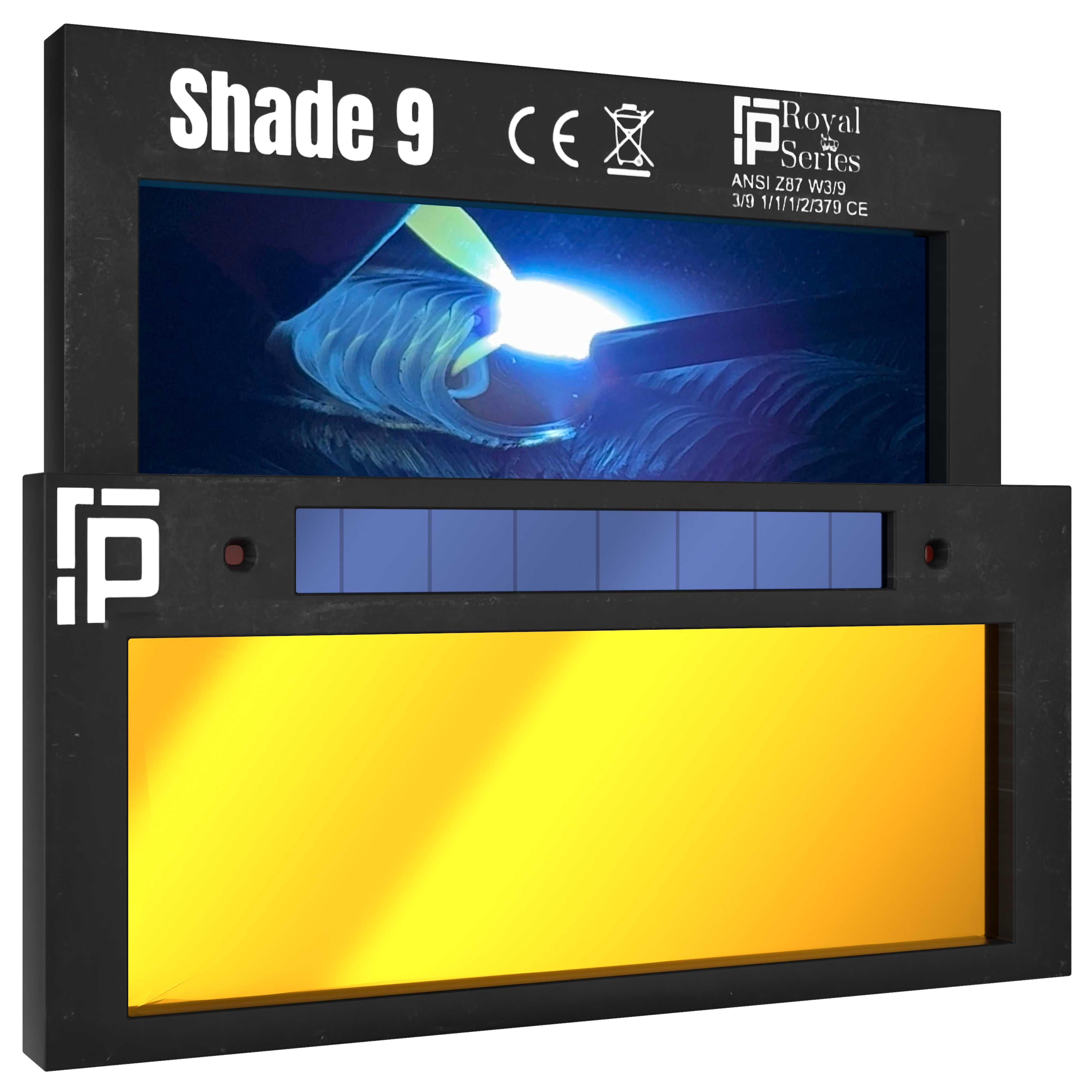 Shade 9 - Single Shade Auto Darkening Welding Lenses Ridge Products Welding Gold