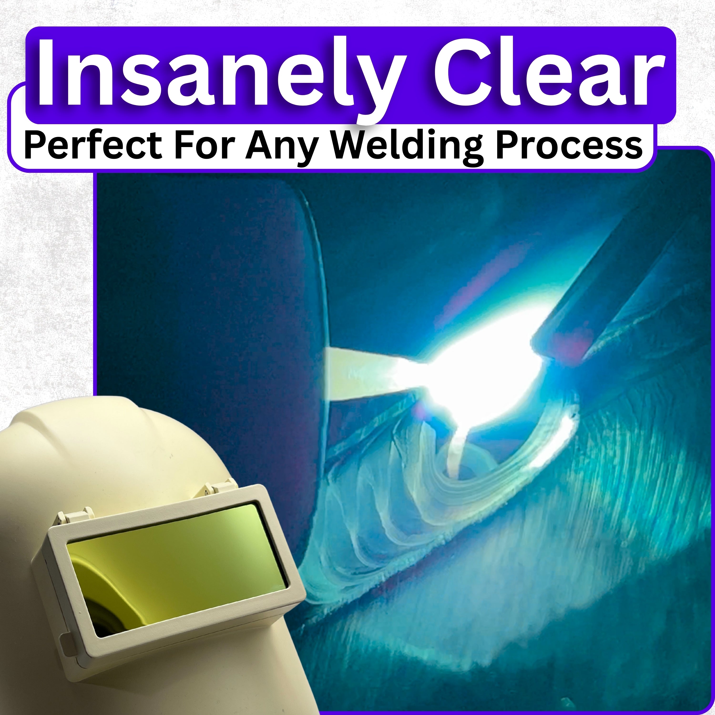 Welding Ridge The King 2-Tone | Gold / Light Blue Fixed Passive Lens – Ridge Products ...