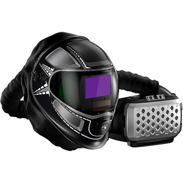 180° Panoramic View Auto Darkening Welding Hood With PAPR Filtration Ridge Products Welding